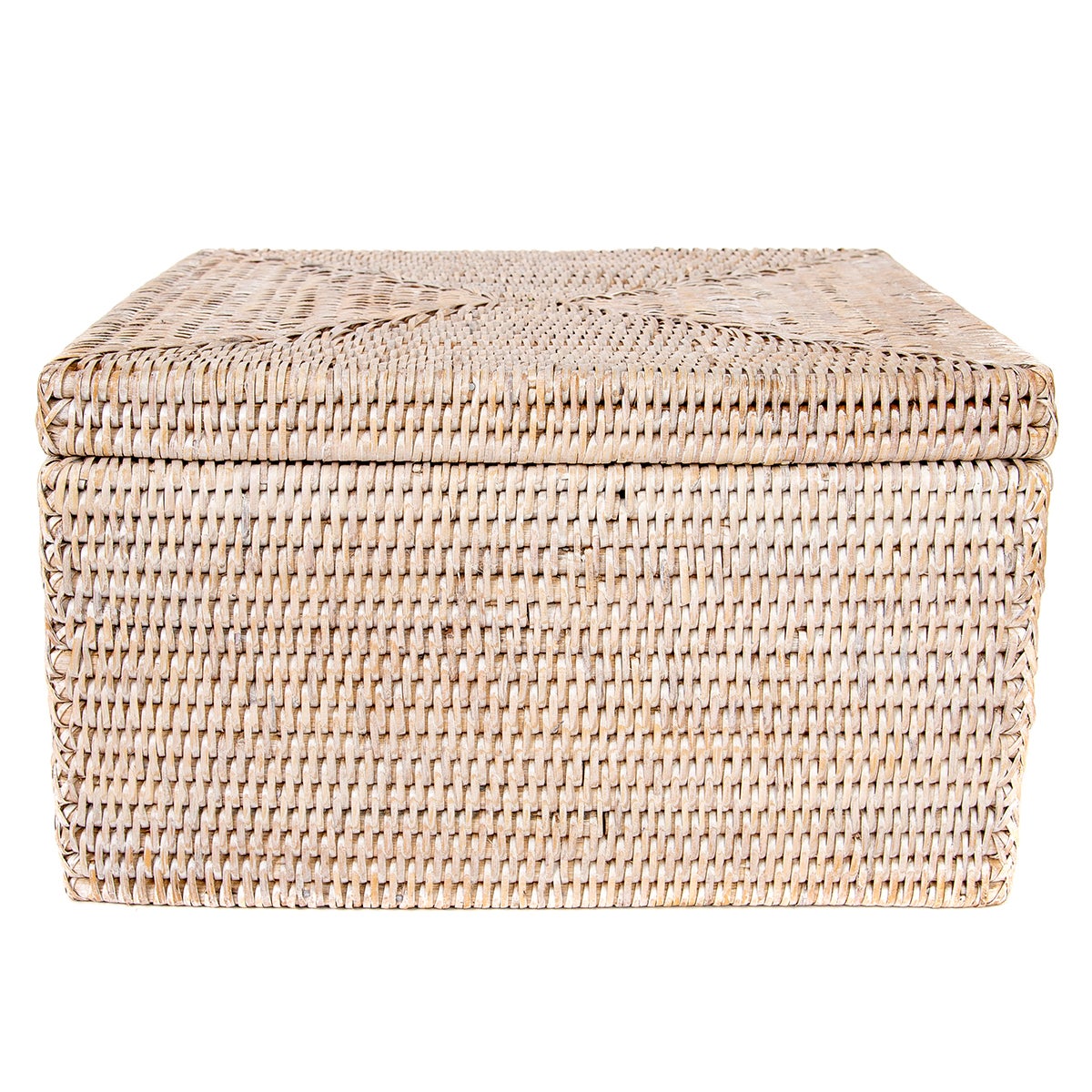 Artifacts Trading Company Storage Box Lid File Organizer White Wash